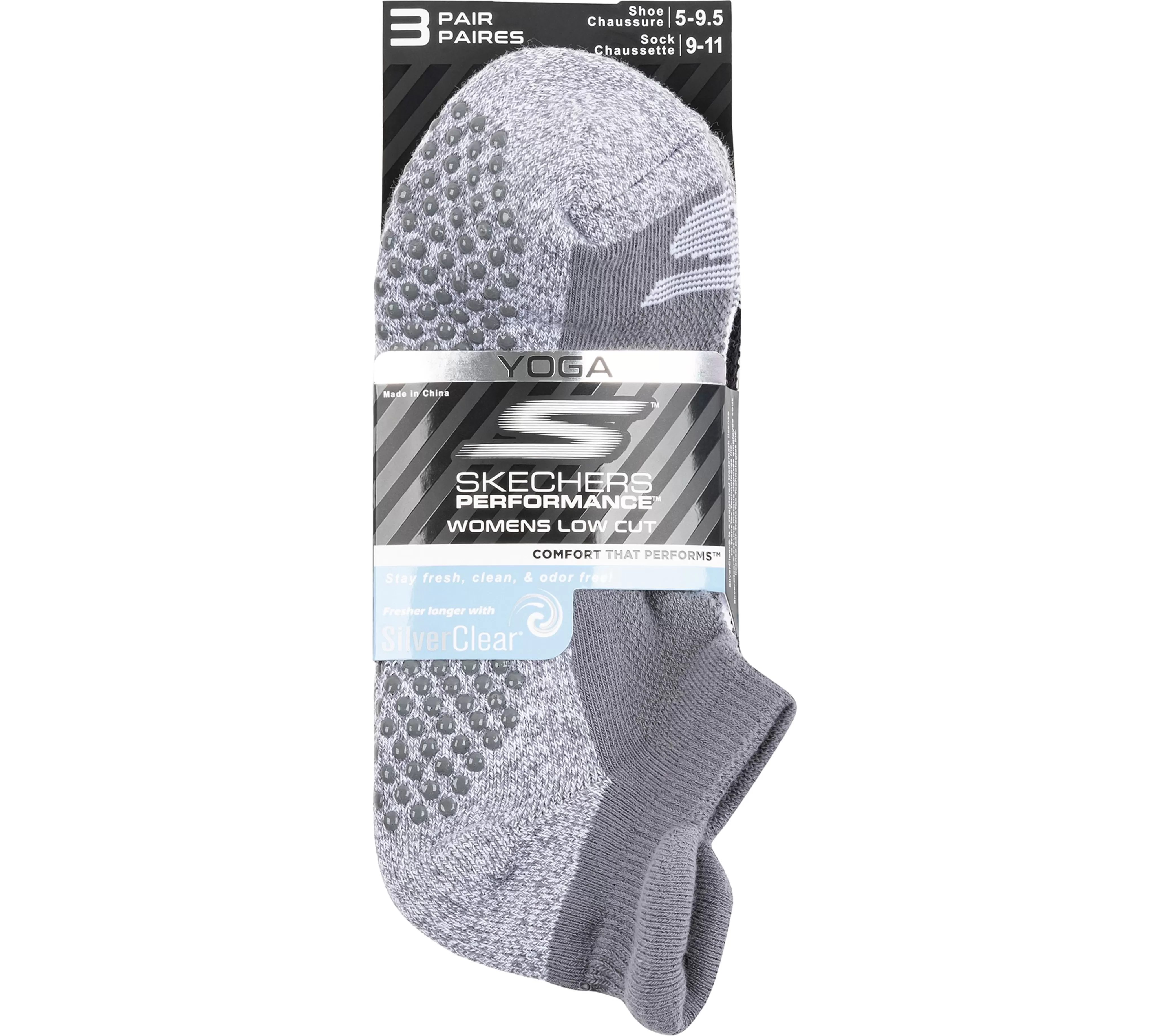 SKECHERS 3 Pack Low Cut Grip Socks | Mujer Accesorios
