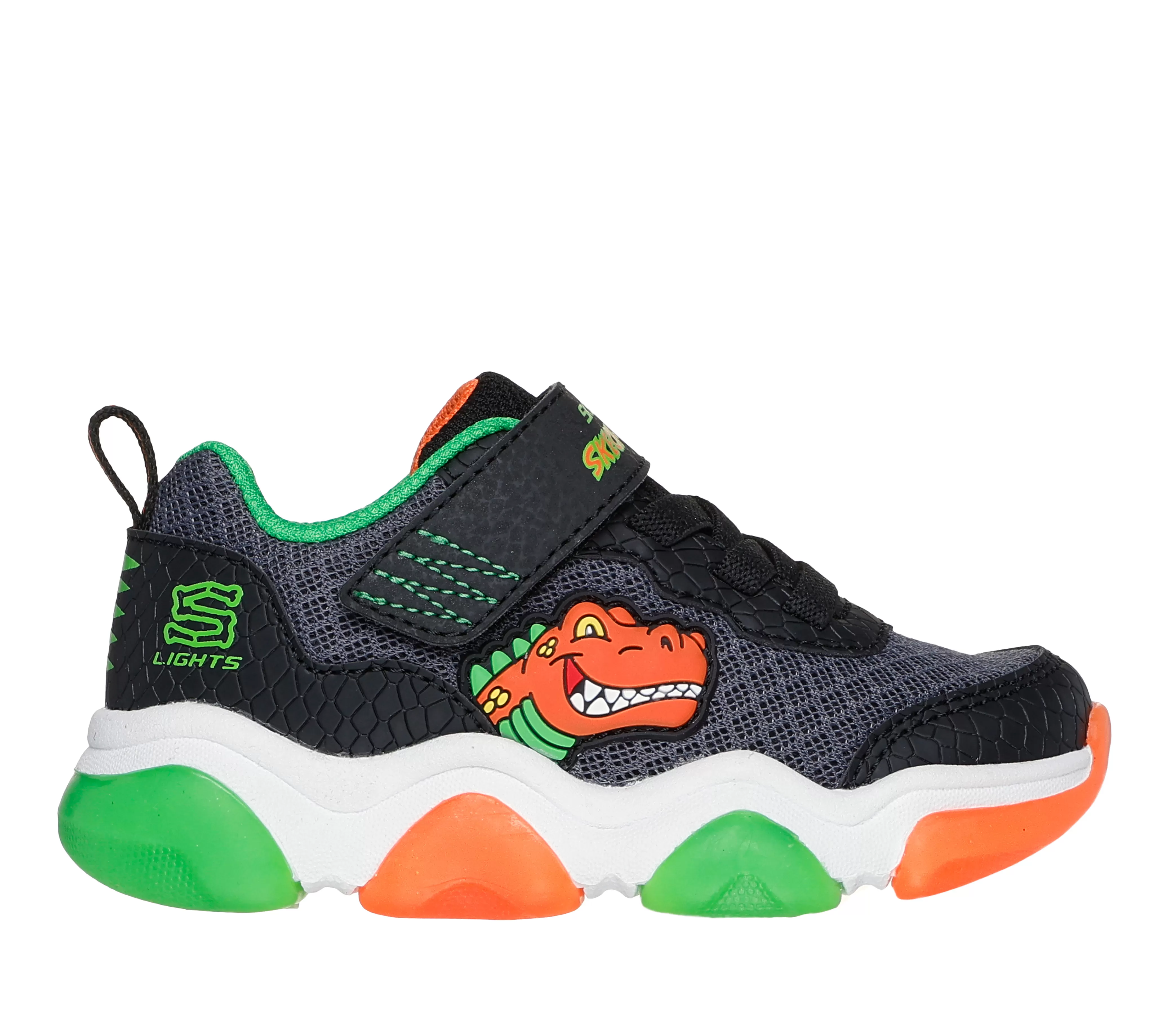 SKECHERS Mighty Glow 2.0 - Dino-Bolt | Niños Zapatillas