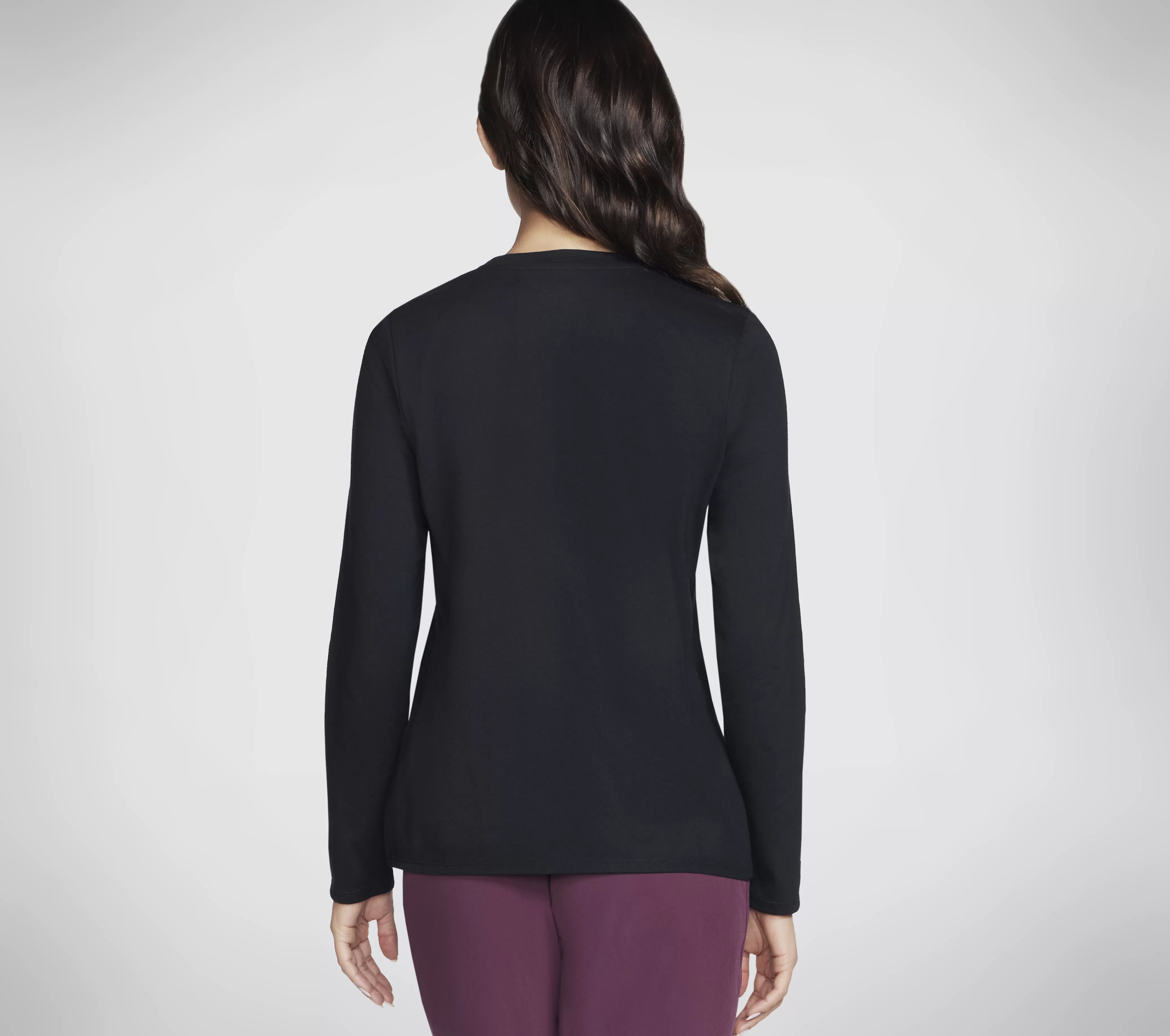 SKECHERS Rhinestone Burst Long Sleeve Tee | Mujer Tops Y Partes De Arriba | Tops Y Partes De Arriba