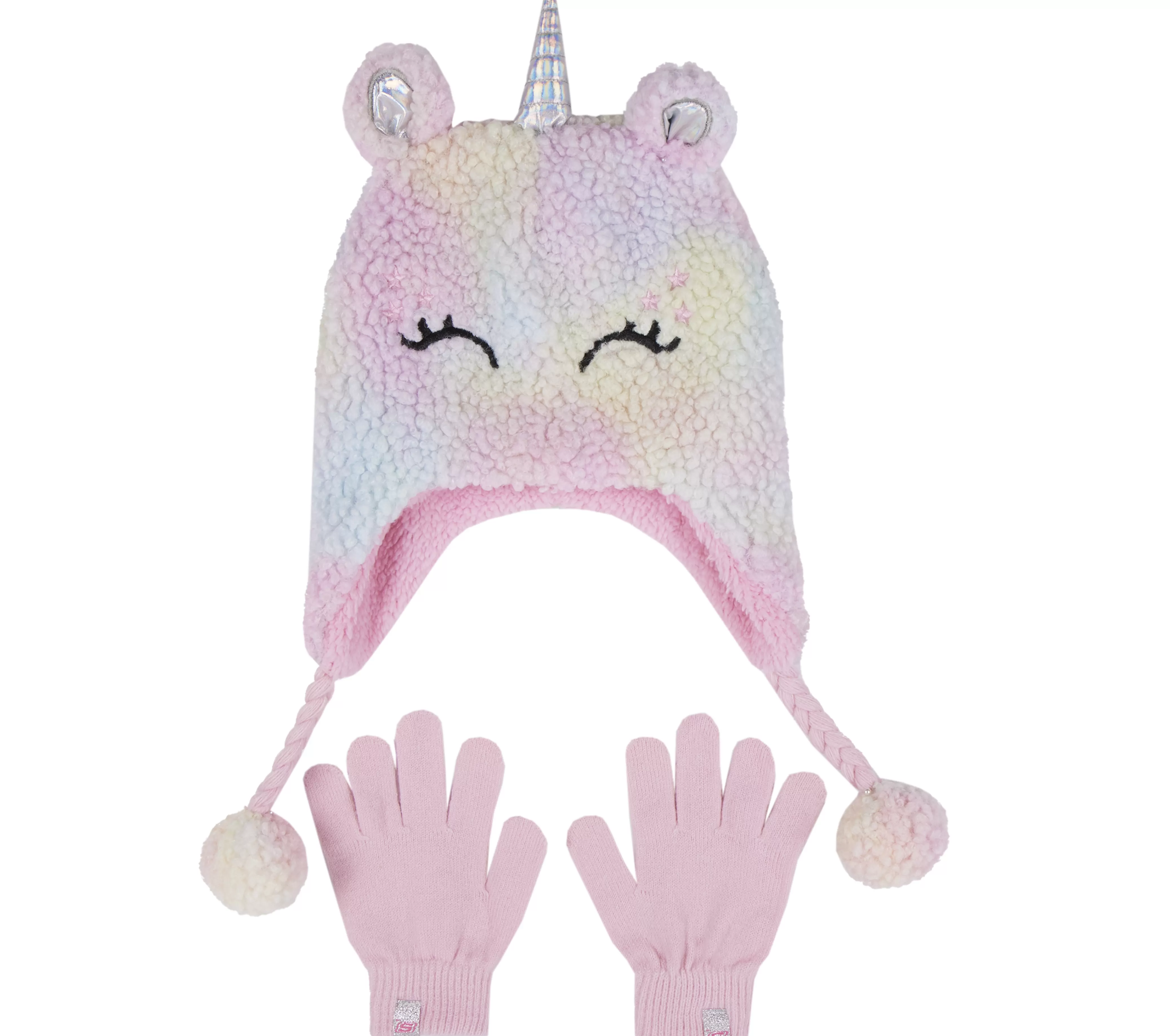 SKECHERS Sherpa Unicorn Hat And Glove Set | Niños Gorras | Gorras