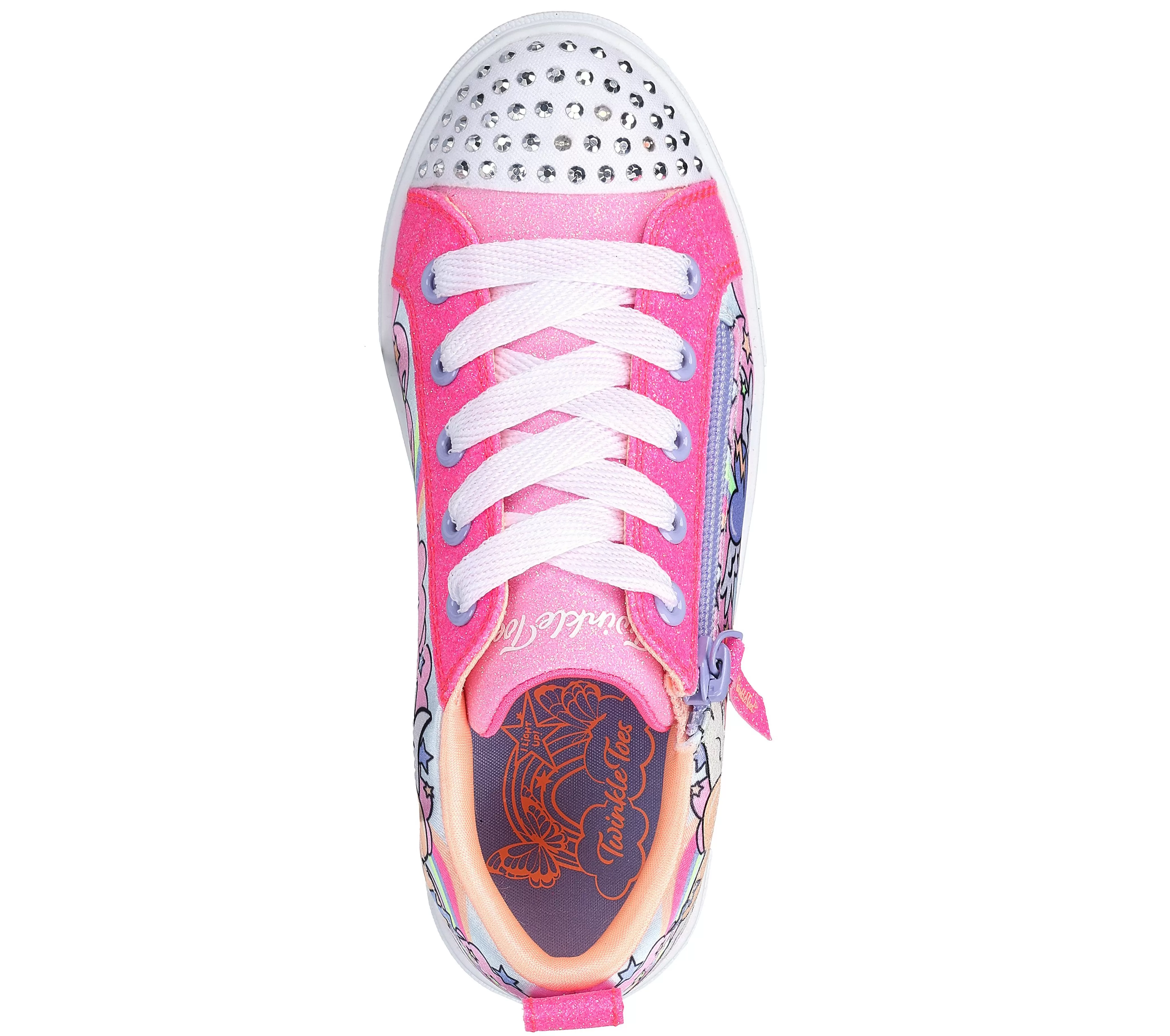 SKECHERS Twinkle Toes: Twinkle Sparks - Flying Hearts | Niños Con Cordones | Con Luces